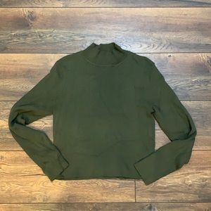 Mock turtleneck top